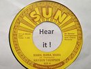 Rockabilly; Hayden Thompson; Mama Mama Mama / You Are My Sunshine on SUN 623 re