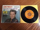 ELVIS PRESLEY FOLLOW THAT DREAM 45 RPM EPA-4368 ORANGE LABEL