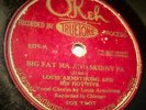 Truetone Race OKeh 8379 Louis Armstrong & His Hot Five-Big Fat Ma (Chicago 1926)