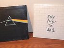PINK FLOYD THE WALL&DARK SIDE OF THE MOON W/POSTER ORIGINAL VINTAGE LP'S RECORDS