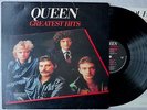 QUEEN - GREATEST HITS LP Elektra 5E-564 w/ David Bowie Sterling 1st Pic sleeve
