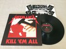 METALLICA KILL EM ALL + INNER 180g 2001 EUROPE PRESS LP