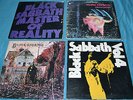 4 Record Albums BLACK SABBATH Paranoid vol 4 Master of Reality Self Titled
