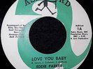Rare Northern Soul - Eddie Parker - Love You Baby - US Ashford Original
