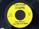 Rare Deep Funk Soul CURLY DAVIS & THE UNIQUES Black Cobra 1 & 2 CUSTOM SOUND 148