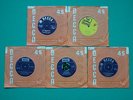 THE ROLLING STONES 45 rpm Vinyl Singles x 5