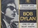 BOB DYLAN 1966 QUEEN JANE APPROXIMATELY 45 7” Single P/S HOLLAND RARE