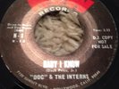 Rare Northern Soul Demo Doc & The Interns Baby I Know NOW