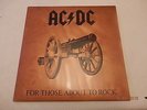 AC-DC FOR THOSE ABOUT TO ROCK WE SALUTE VINYL  LP ORIGINAL 1ST  EMBOSED EX / EX