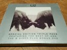 U2   UK PROMO  SPECIAL TRIPLE PACK SLIP CASE THE BEST OF 1990-2000
