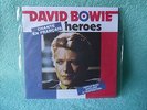 DAVID BOWIE. HEROES.  BLUE VINYL FRENCH 