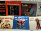 JAMES BOND 7 LP Lot Dr No Casino Royale From Russia With Love Goldfinger