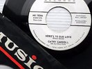 CATHY CARROLL here's to our love / Johnny come lately WHITE LABEL PROMO 45 E3687
