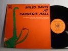 MILES DAVIS  AT THE CARNEIGE HALL LP ENGLISH EARLY CBS PRESSING - JAZZ