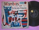 MAMBOS FOR CATS V Rare Orig Spanish LP Perez Prado Tony Martinez Latin Jazz