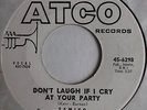TAMIKO don't laugh if i cry at your party  1964 soul/funk U.S. press ATCO