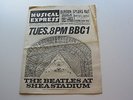 THE BEATLES ORIGINAL 1966 N.M.E. MUSIC PAPER SHEA STADIUM COVER