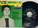 BRENDA LEE Lover Come Back To Me EP + PICTURE Sleeve DECCA Records POP Rock