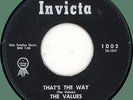 VALUES That's the Way / Return to Me 45rpm Invicta 1961 teen doo-wop