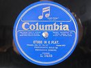 78rpm FERRUCCIO BUSONI Piano - CHOPIN Etude+Nocturne - ACOUSTIC COLUMBIA