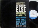 Cannonball Adderley Miles Davis Somethin' Else Blue Note 1595 NYC RVG Ear VG+