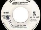 LORRAINE CHANDLER - I CAN'T HOLD ON - RCA NORTHERN SOUL dj 45 - HEAR