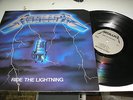 Metallica - Ride the Lightning LP US Megaforce press w/ inner sleeve & misprint