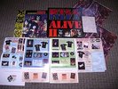 ORIG 1977 KISS ALIVE II LP EVOLUTION BOOK/TATTOOS+ MERCH ORDER FRMS HARD ROCK LP