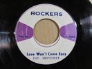 THE HEPTONES love won’t come easy ROCKERS JAMAICAN ORIGINAL 45 roots reggae