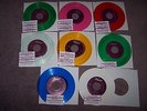 BEATLES 45 RPM RECORDS COLORED VINYL