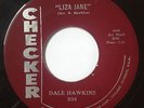 Dale Hawkins LIZA JANE / BACK TO SCHOOL BLUES 1959 Rockabilly 45 Checker 934 VG+