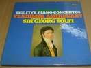 Beethoven 5 PIANO ctos ASHKENAZY  SOLTI Decca SXLG 6594-7 4LP box WHITE labels 