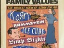 Family Values Tour 98 Korn Limp Bizkit 2x Yellow LP Rare Free Shipping