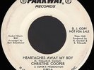 CHRISTINE COOPER Heartaches Away My Boy orig NORTHERN SOUL 45 hear