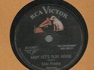 1955 ORIGINAL-RCA VICTOR 6383-ELVIS PRESLEY-BABY LET'S PLAY HOUSE-78-VERY NICE