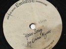 DAVID MYERS your song 1970s UK EMIDISC ACETATE ELTON JOHN SONG LISTEN