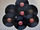 JAZZ 78rpm RECORDS x 7 NEW ORLEAN'S WANDERERS,SIDNEY BECHET,ORIGINAL DIXIELAND 5