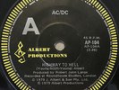 AC/DC HIGHWAY TO HELL 1979 AUSTRALIAN ALBERT NEAR MINT 7