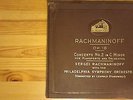 His Masters Voice. HMV. 78 rpm. Rachmaninoff. Op. 18. Album 5 xLP