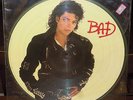 LP MICHAEL JACKSON Bad (Epic 87 USA) 1st ps picture disc RARE VG