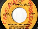 * INTERNATIONALS Beautiful Philosophy/Too Sweet RARE NORTHERN SOUL D’or 45 HEAR