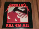 Metallica-Kill 'em All-Megaforce Records-1983 sehr Rare Original LP