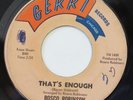 ROSCO ROBINSON-THAT'S ENOUGH /ONE MORE TIME-NORTHERN 45 on GERRI