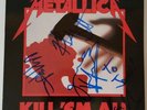 Metallica Kill em All Music For Nations label signed LP inc merchandise sheet