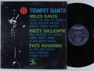 MILES DAVIS/DIZZY GILLESPIE/FATS NAVARRO Trumpet Giants NEW JAZZ LP NM/VG++