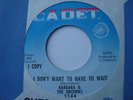 BARBARA & THE BROWNS   I DON'T WANT TO HAVE TO WAIT - NORTHERN SOUL