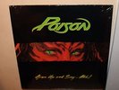 Poison Open up and say Ahh  Factory Sealed LP Vinyl  record Free Shipping Glam