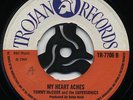 MY HEART ACHES Vic Taylor (Beautiful Soulful Reggae)/ BLACK COFFEE Supersonics ?