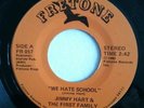 Rare '82 WWF Wrestling Jimmy Hart New Wave Punk Rock FRETONE 45 WE HATE SCHOOL