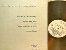 RARE FRENCH PIANO 2 LPs SET*JACQUES FEVRIER*DEBUSSY*PRELUDES/ETUDES VEGA White L